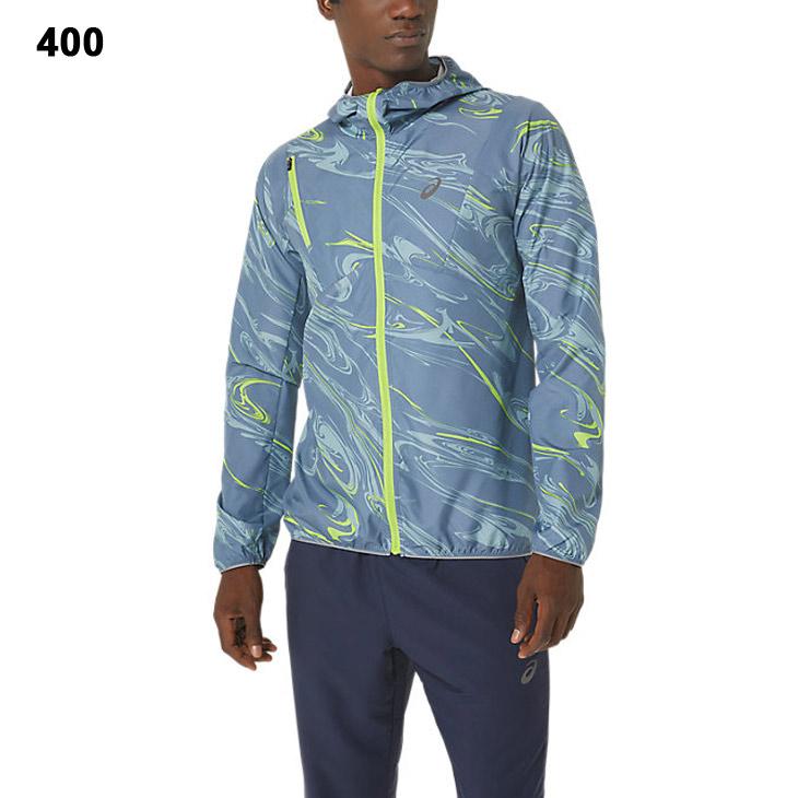 アシックス　ランニングウェア 2011C774 メンズ　Ｍサイズ 美品 ASICS アシックス ランニングはっ水グラフィックウーブン