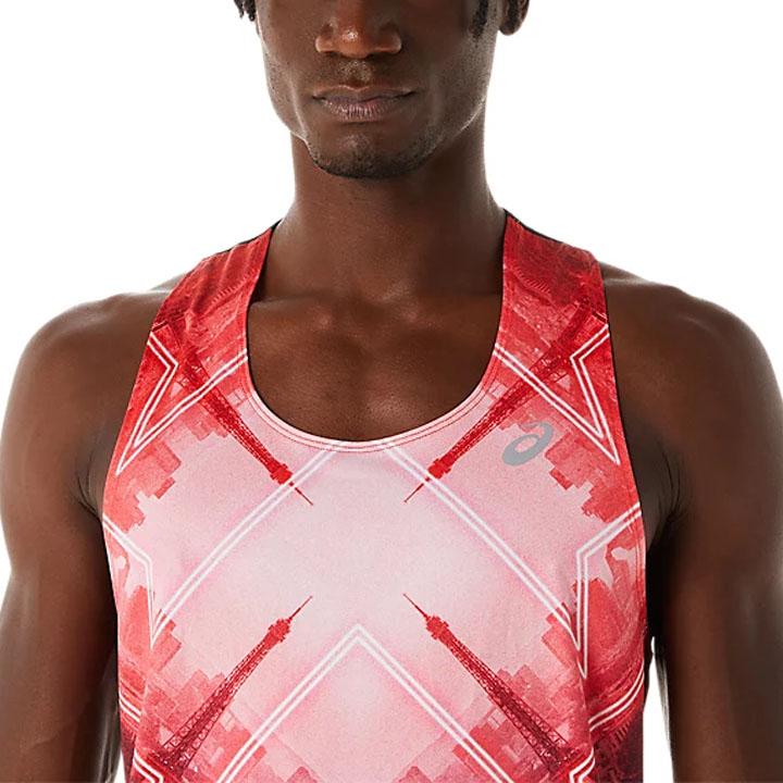 アシックス ランニングウェア メンズ 海外サイズ asics シングレット 陸上競技 タンクトップ シャツ マラソン レース 軽量 速乾 男性 トップス /2011C811 アシックス ランニングウェア メンズ 海外サイズ asics シングレット 陸上競技 タンクトップ シャツ マラソン レース 軽量 速乾 男性 トップス /2011C811