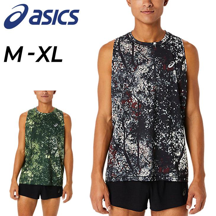 asicsアシックスRUN グラフィック シングレット　試着のみ ASICS アシックス（ASICS）（メンズ）陸上ウェア シャツ クール