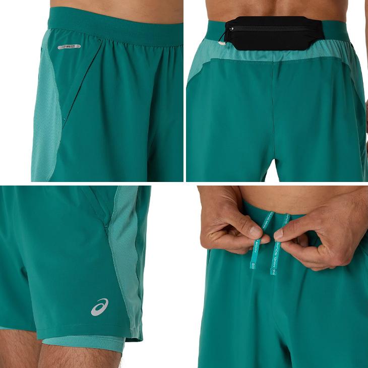 ASICS（アシックス） メンズ ランニングパンツ asics ROAD 2-N-1 5