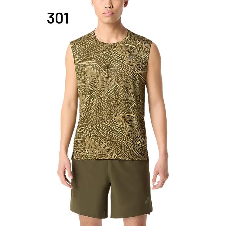 ASICS（アシックス） ノースリーブ ランニングシャツ メンズ