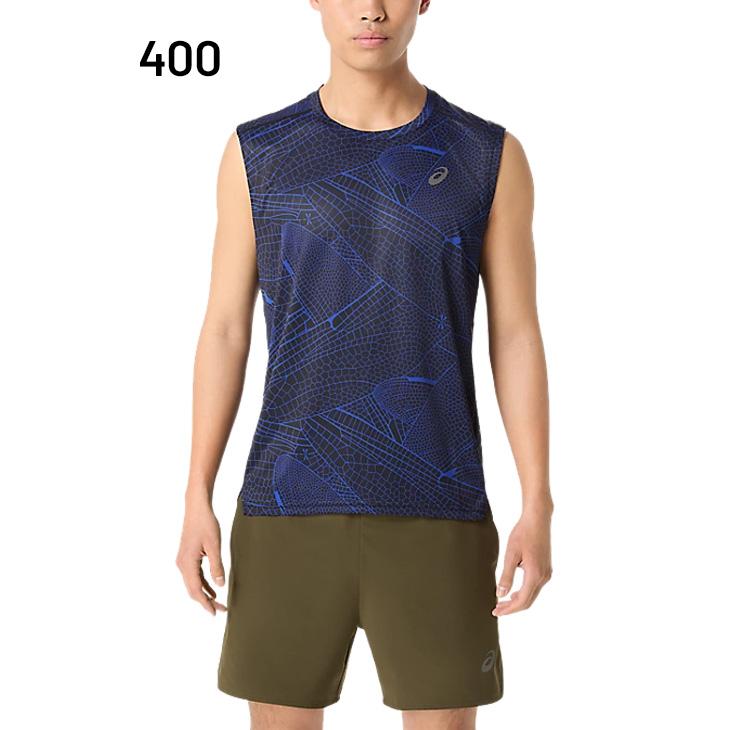ASICS（アシックス） ノースリーブ ランニングシャツ メンズ