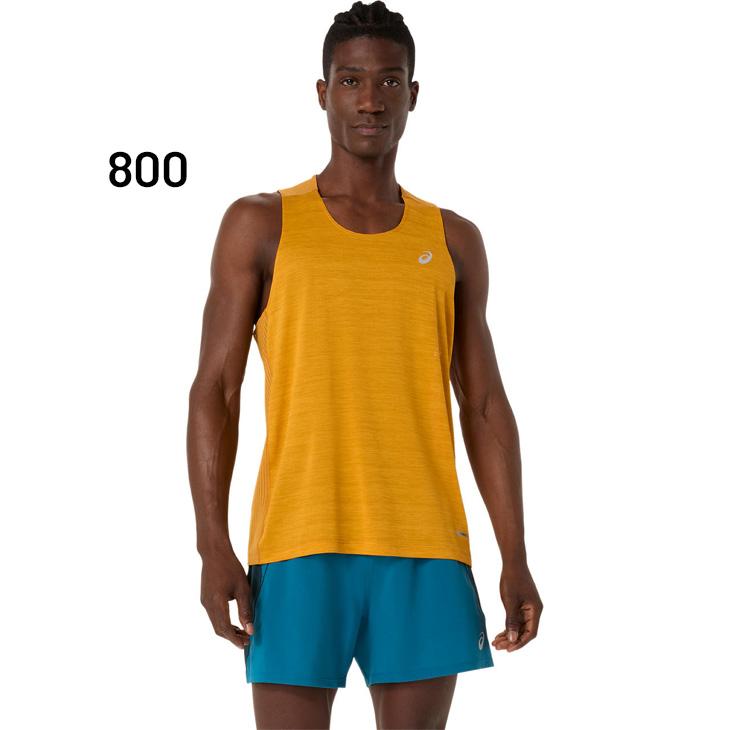 アシックス ランニングウェア シャツ メンズ 海外サイズ S-XLサイズ asics ROAD ランニングシングレット 男性 マラソン レース トレラン 陸上 /2011D478 | ASICS | 02