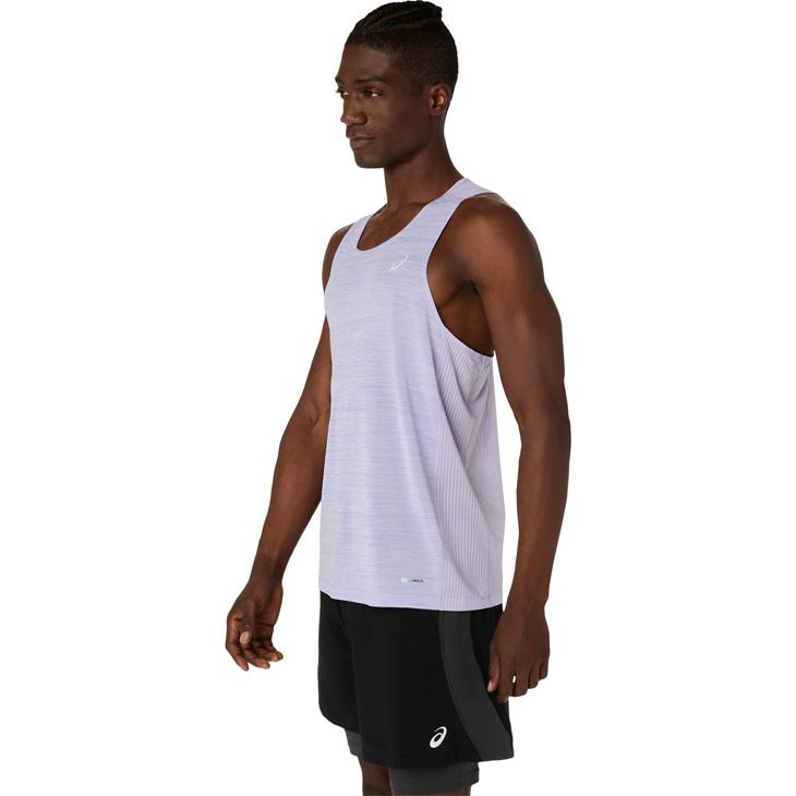 アシックス ランニングウェア シャツ メンズ 海外サイズ S-XLサイズ asics ROAD ランニングシングレット 男性 マラソン レース トレラン 陸上 /2011D478 | ASICS | 05