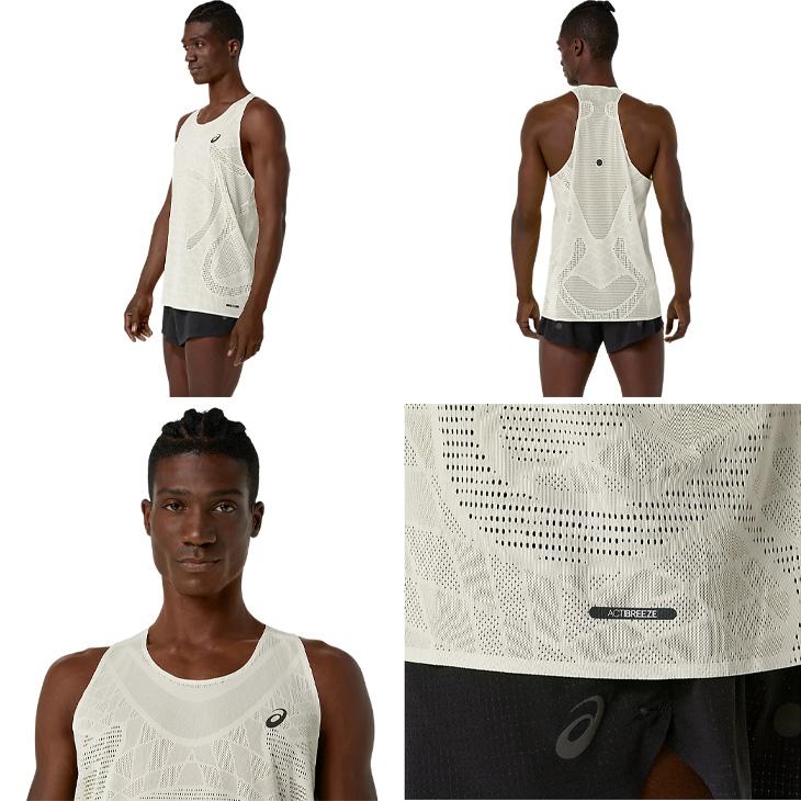 ASICS（アシックス） ノースリーブ シャツ メンズ 海外サイズ S-XL