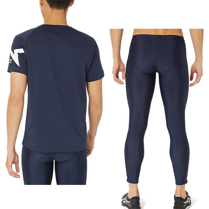 ASICS（アシックス） 半袖Tシャツ ロングタイツ メンズ 上下 asics