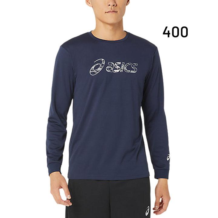 アシックス 長袖 Tシャツ メンズ ASICS ドライビッグロゴ プリントT ドライ トレーニング スポーツウェア ランニング 吸汗速乾 男性 ロンT ジム 部活 /2031E280｜apworld｜06