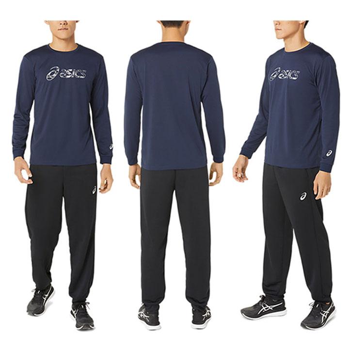 アシックス 長袖 Tシャツ メンズ ASICS ドライビッグロゴ プリントT ドライ トレーニング スポーツウェア ランニング 吸汗速乾 男性 ロンT ジム 部活 /2031E280｜apworld｜10