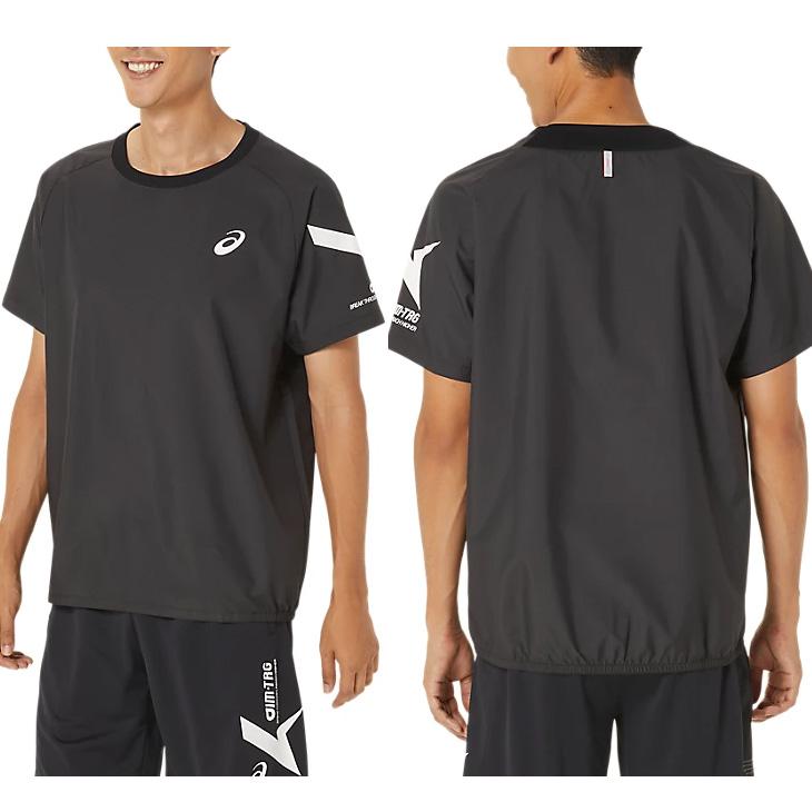 ASICS アシックス 半袖 ピステシャツ メンズ asics A-I-M プル ASICS アシックス 半袖 ピステシャツ メンズ asics A-I-M プル