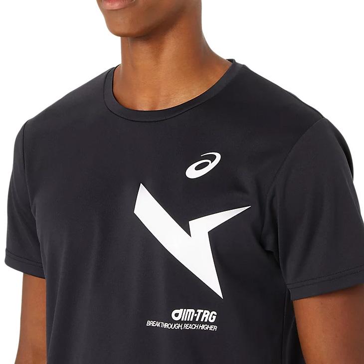 asics アシックス ユニフォーム ゲームシャツ Tシャツ shirt L黒 ゲームシャツ | Iブルーxブラック | メンズ Tシャツ