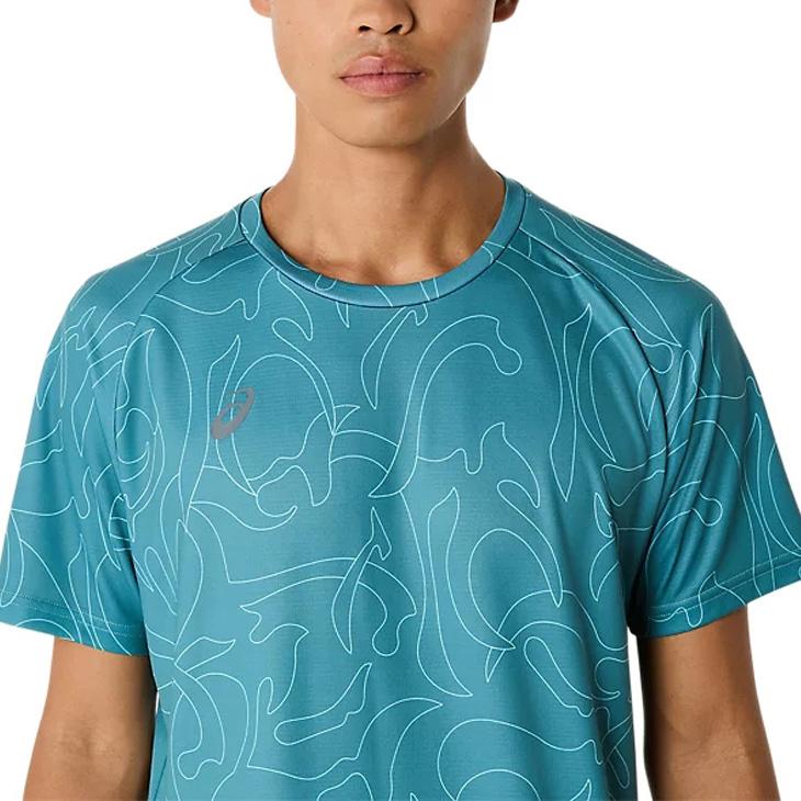 青森山田 半袖 ウェア ASICS（アシックス） 半袖 Tシャツ メンズ ドライグラフィック半袖