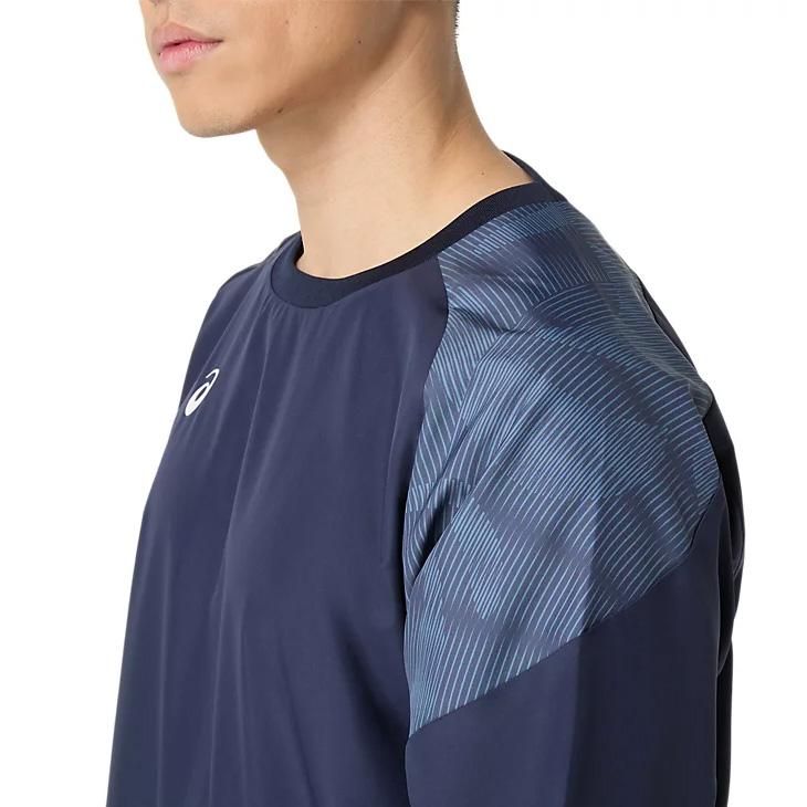 ASICS（アシックス） 長袖 ピステシャツ メンズ はっ水ピステ スポーツ