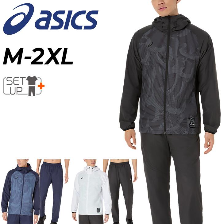 ウィンドブレーカーasics asics footballgear ウインドブレーカー上下セット レトロ