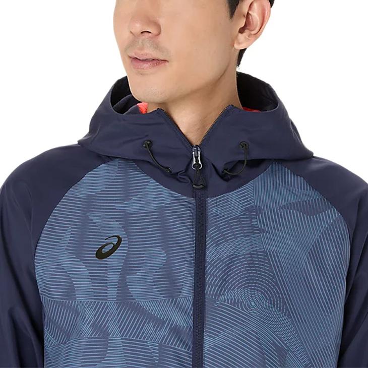 ASICS（アシックス） ウィンドブレーカー メンズ 上下 裏トリコット