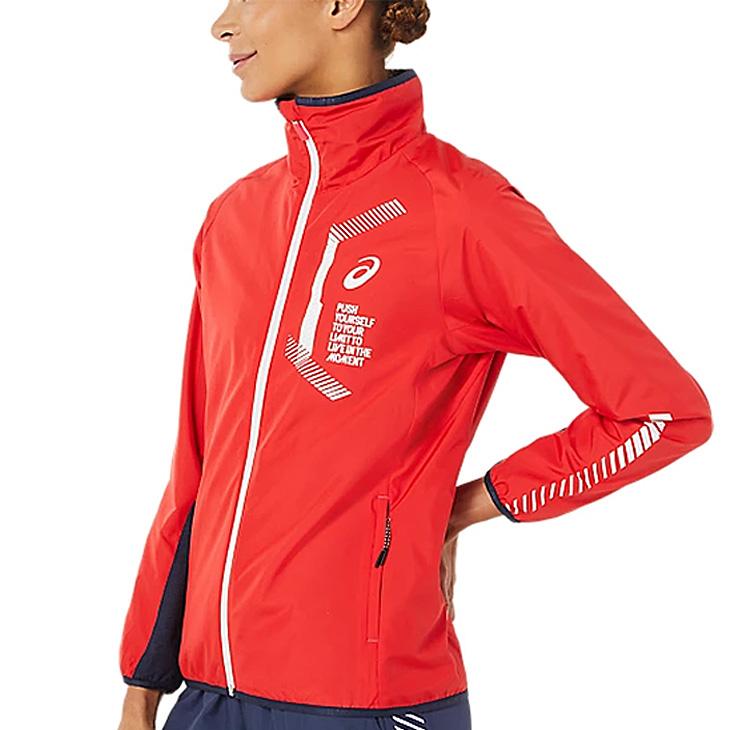 ASICS ウインドブレーカー 裏起毛 上下セット レディース ASICS ウインドブレーカー 裏起毛 上下セット レディース
