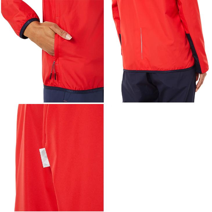 アシックス　ウインドブレーカー　L ウインザーオンラインショップアシックス ウラトリコット