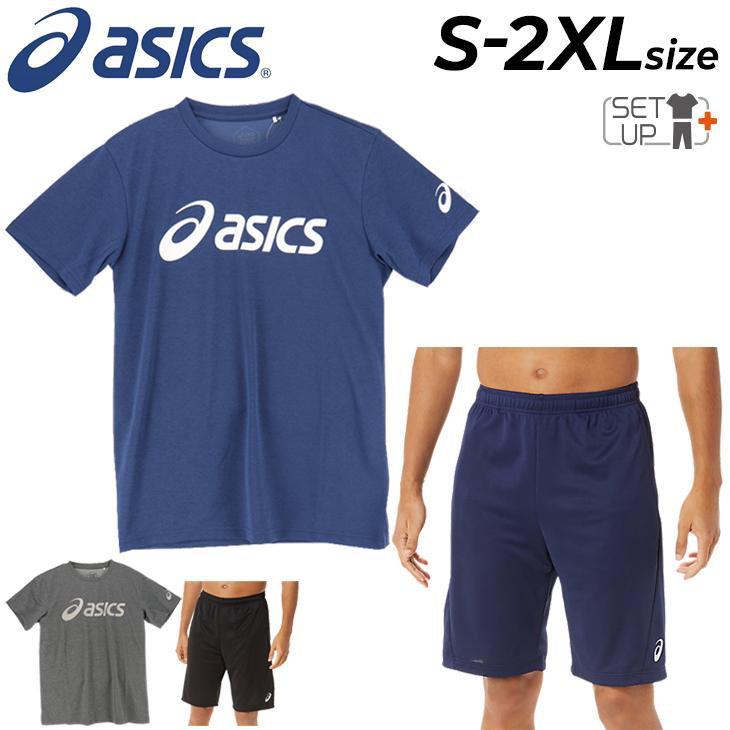 ASICS（アシックス） 半袖 シャツ ハーフパンツ 上下 メンズ