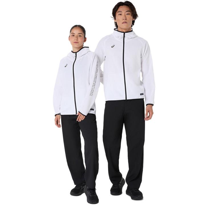 アシックス トレーニングジャケット メンズ レディース M-2XLサイズ 長袖 薄手 クロスジャージ asics ドライクロスフーディー 吸汗速乾  UVケア /2033C021 | ASICS | 14