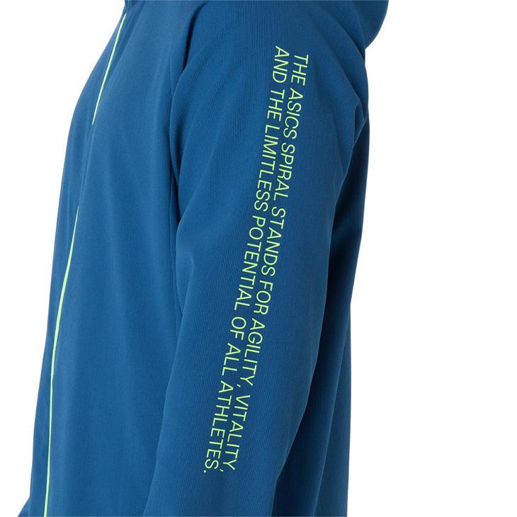 アシックス トレーニングジャケット メンズ レディース M-2XLサイズ 長袖 薄手 クロスジャージ asics ドライクロスフーディー 吸汗速乾  UVケア /2033C021 | ASICS | 08