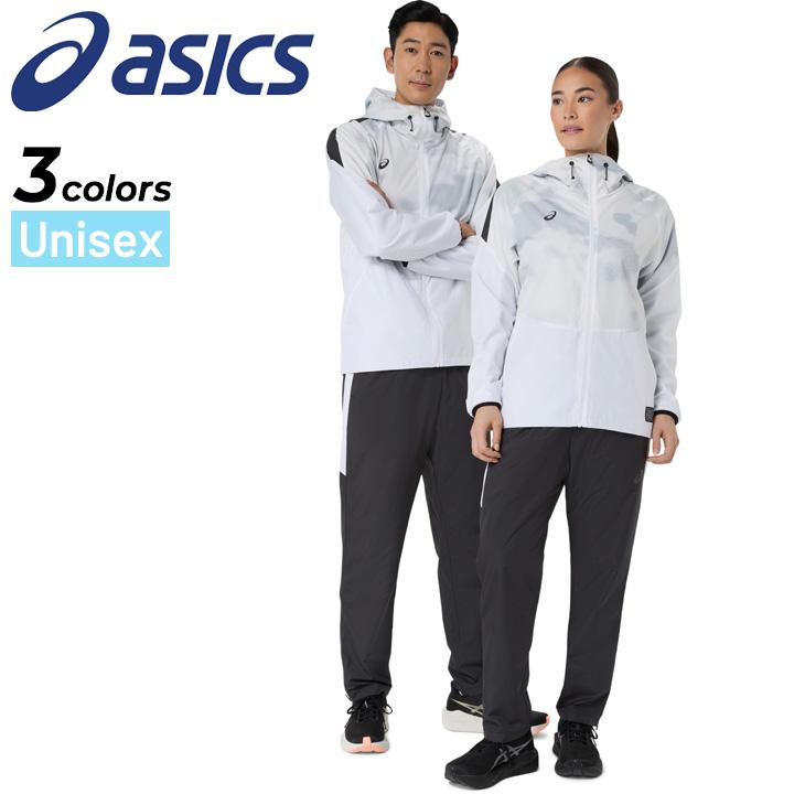 【値下げ中】ウィンドブレーカー asics セットアップ ASICS（アシックス） ウインドブレーカー 上下 メンズ レディース 裏