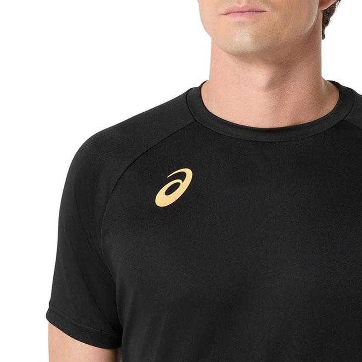 アシックス 半袖シャツ プラクティスシャツ バレーボール アシックス メンズ レディス バレーボール 半袖Tシャツ 半袖
