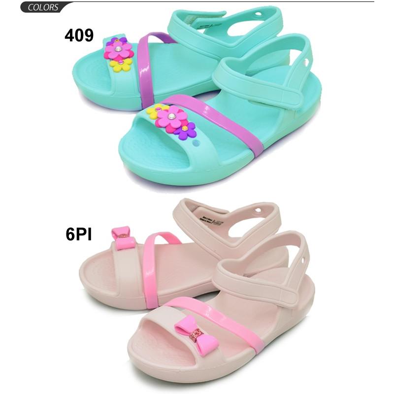 crocs キッズ サンダル ガールズ ジュニア 女の子 クロックス