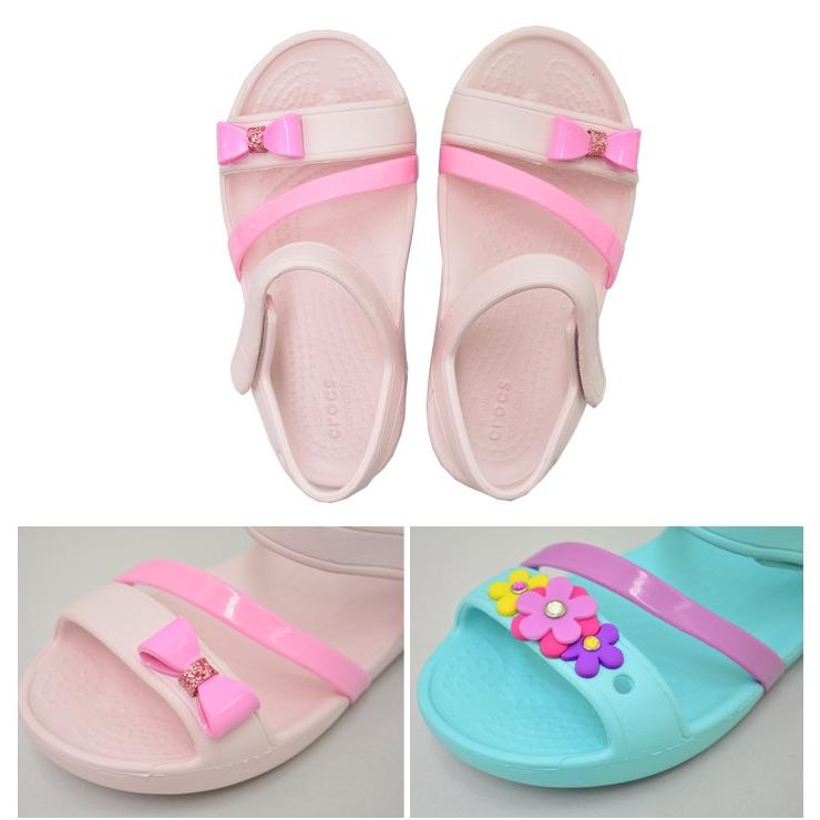crocs（クロックス） キッズ サンダル ガールズ ジュニア 女の子 リナ