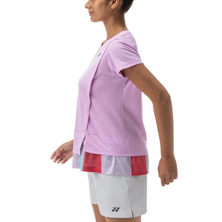 YONEX ヨネックス 模様 ピンク ウェア 半袖 Tシャツ バドミントン YONEX 「365日出荷」 ヨネックス バドミントンウェア メンズ