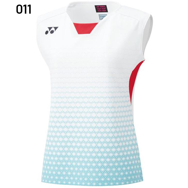 YONEX - ヨネックス　ゲームシャツ　ノースリーブ　SSサイズ　新品　ホワイト　日本代表 YONEX ヨネックス ゲームシャツ レディース ノースリーブシャツ