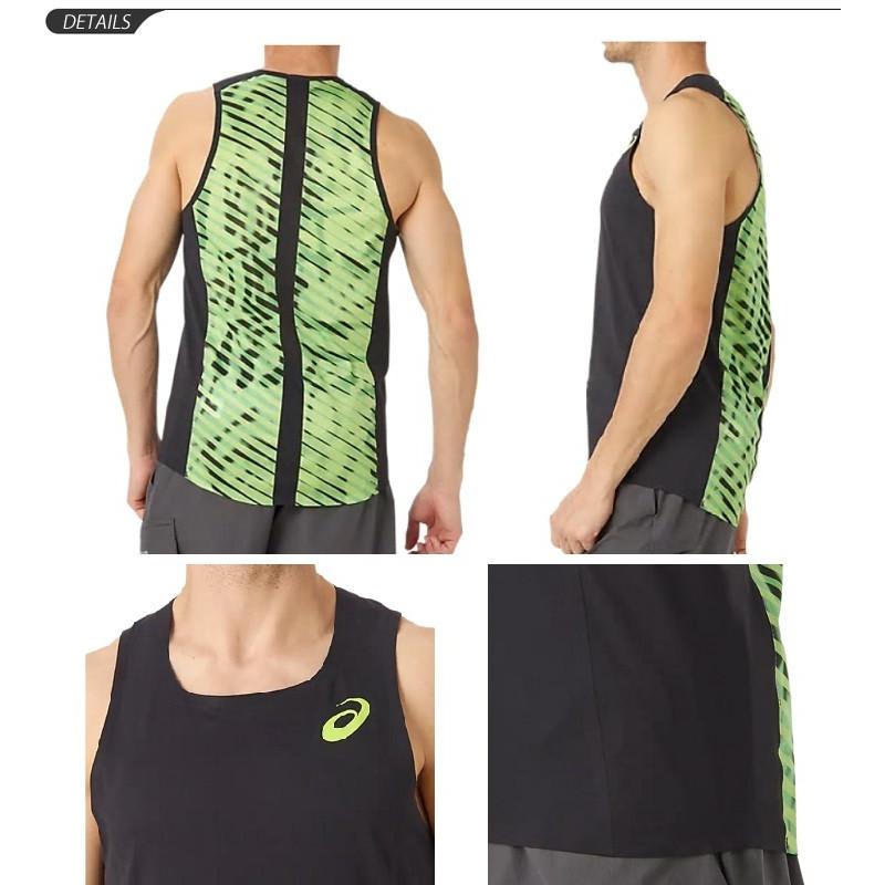 ASICS タンクトップ レーシングシャツ メンズ アシックス asics