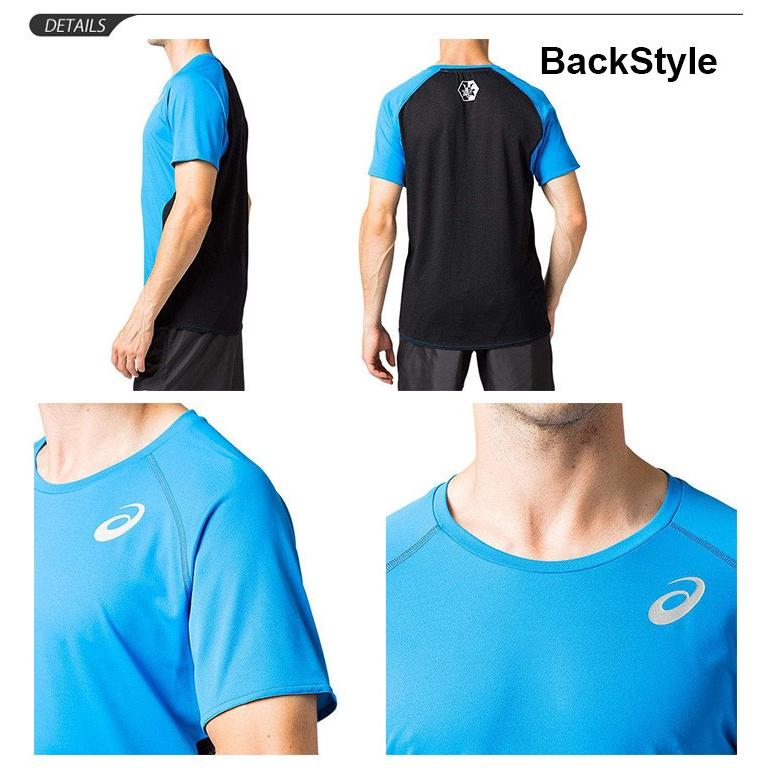 半袖シャツ Tシャツ ランニング メンズ アシックス asics TENKA ショートスリーブトップ テンカ/スポーツウェア 駅伝 マラソン レース 陸上競技/2091A163｜apworld｜03