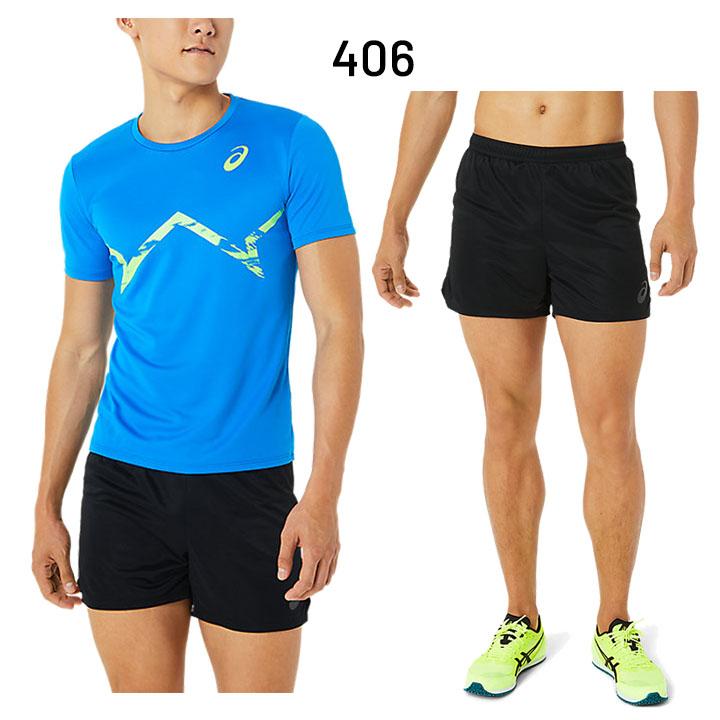 ナイキ ランニング シャツ2枚 パンツ1枚 アシックス 靴 27cm 4点セット ASICS（アシックス） ランニングウェア 上下 メンズ 半袖シャツ 4