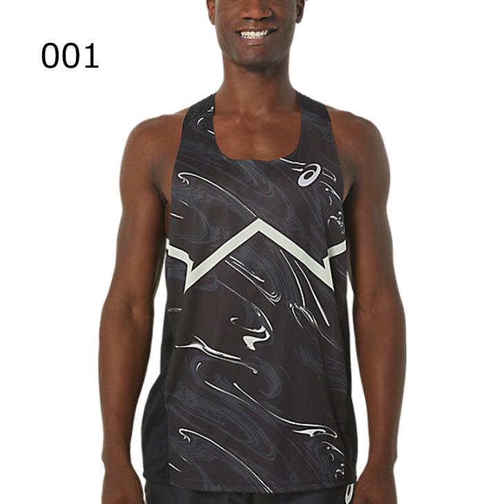 アシックス ランニングウェア メンズ asics シングレット 陸上競技 マラソン レース スポーツウェア ノースリーブ シャツ はっ水 男性 トップス/2091A615 アシックス ランニングウェア メンズ asics シングレット 陸上競技 マラソン レース スポーツウェア ノースリーブ シャツ はっ水 男性 トップス/2091A615