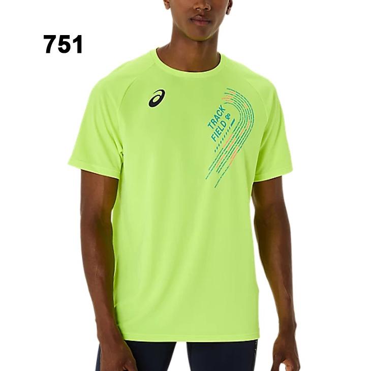 ASICS アシックス 半袖 Tシャツ メンズ 陸上競技 asics トラック