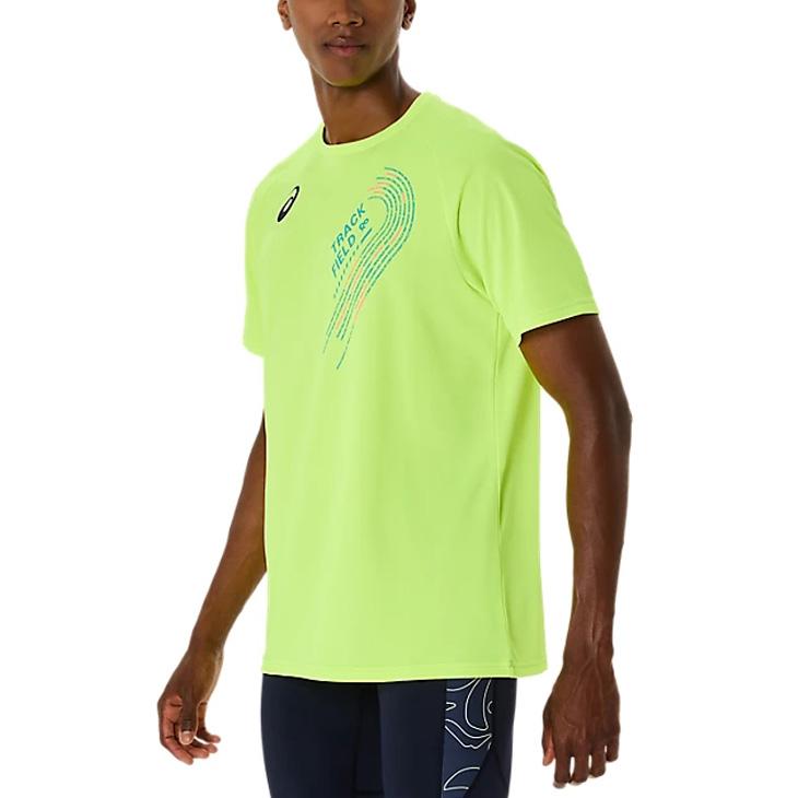 陸上用シャツ On ULTRA-T ASICS アシックス 半袖 Tシャツ メンズ 陸上競技 asics トラック