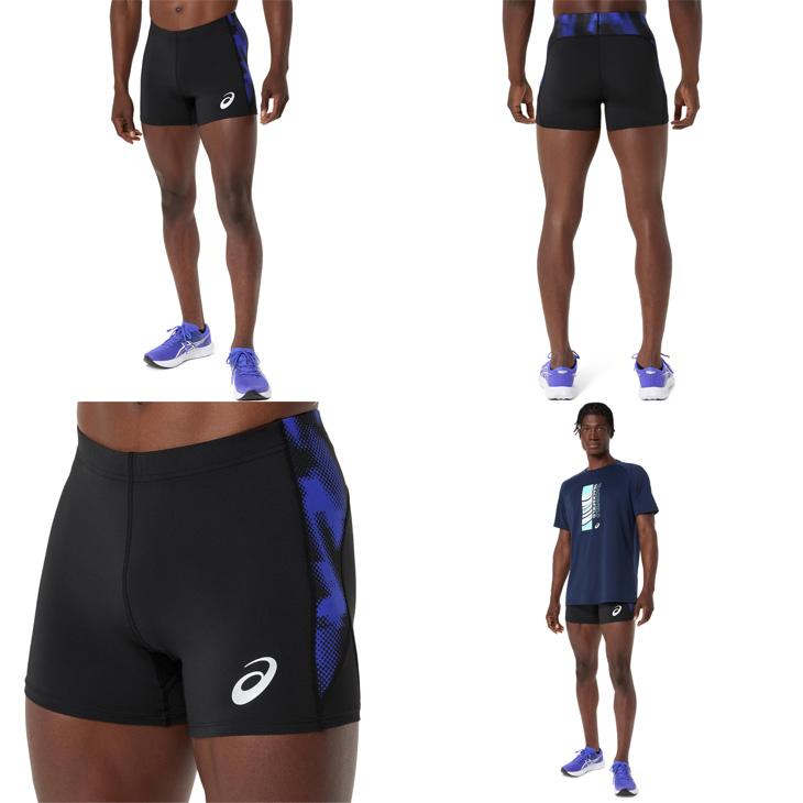 アシックス メンズ 陸上競技 asics トラックグラフィックショートタイツ 吸汗速乾 ドライ ストレッチ 陸上スパッツ トラック競技 練習 部活 /2091A830 | ASICS | 10