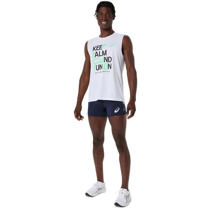 アシックス メンズ 陸上競技 asics トラックグラフィックショートタイツ 吸汗速乾 ドライ ストレッチ 陸上スパッツ トラック競技 練習 部活 /2091A830 | ASICS | 08
