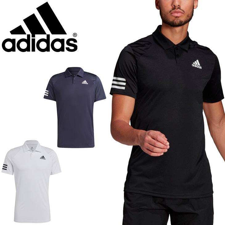半袖 ポロシャツ テニスウェア メンズ アディダス Adidas クラブ 3ストライプス ポロ ソフトテニス 男性 半袖シャツ スポーツウェア トップス 225 取寄 225 Apworld 通販 Yahoo ショッピング