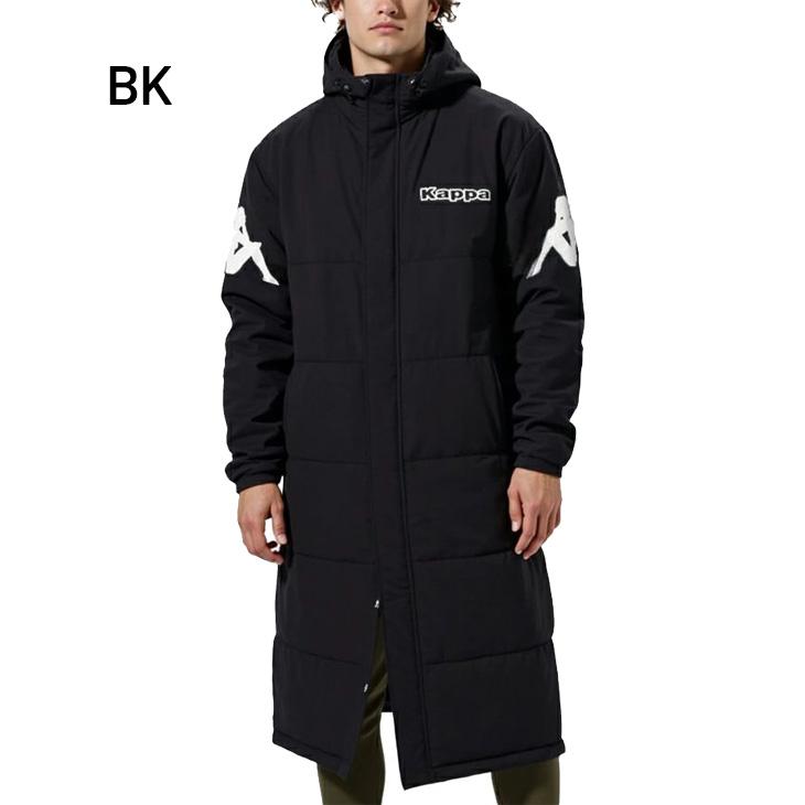 Kappa（カッパ） 中綿 ロングコート メンズ 軽量タフタベンチコート