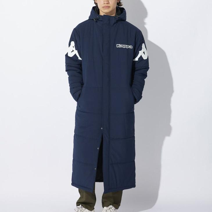 Kappa（カッパ） 中綿 ロングコート メンズ 軽量タフタベンチコート