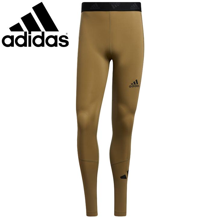コンプレッション メンズ スパッツ アディダス Adidas M テックフィット 3 Bar ロングタイツ スポーツウェア トレーニング Techfit
