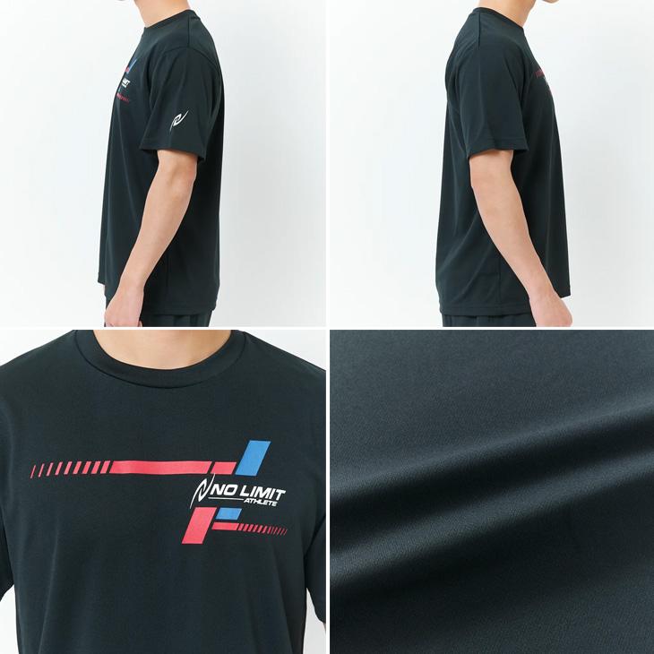 NISH【EUPHORIDE】 黒 半袖 Tシャツ ニシ・スポーツ ニシ 半袖 Tシャツ メンズ レディース NISHI