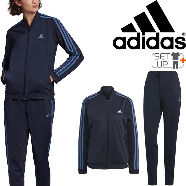ジャージ 上下セット レディース セットアップ アディダス Adidas W Ess 3ストライプス トリコット トラックスーツ スポーツウェア ジャケット 262 Gm5536 Apworld 通販 Paypayモール
