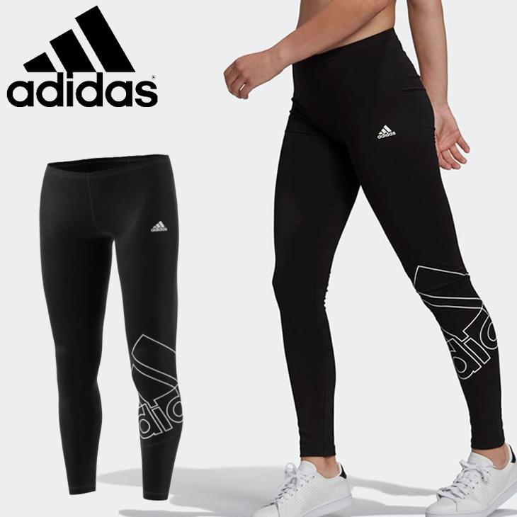 ロングタイツ レディース レギンス アディダス Adidas W Essentials Logo Leggings スポーツウェア トレーニング フィットネス 女性 スパッツ 黒 Gm5535 Apworld 通販 Paypayモール