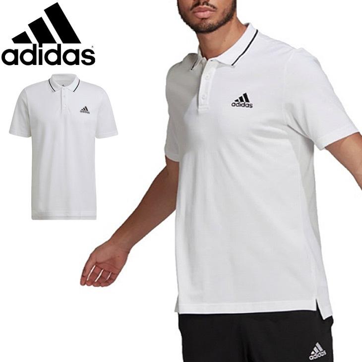 半袖 ポロシャツ メンズ アディダス Adidas M Mh Bsc Polo カノコポロ スポーツウェア トレーニング 白 ホワイト ワンポイント Gk9221 0qpd Gk9221 Apworld 通販 Yahoo ショッピング