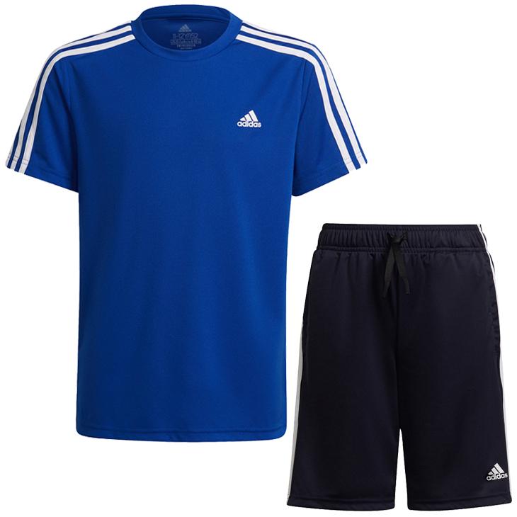 adidas（アディダス） キッズ 半袖Tシャツ ハーフパンツ 上下 スポーツ