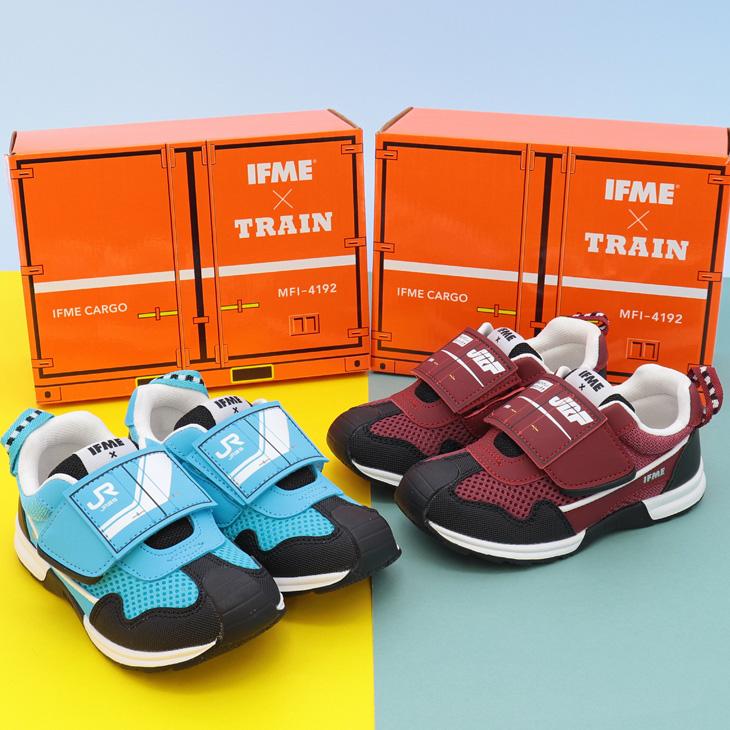 IFME（イフミー） スニーカー キッズシューズ 貨物列車 3E相当 15-19cm