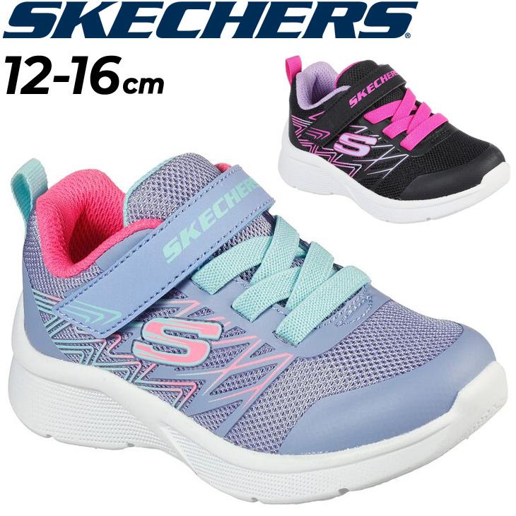 キッズ ベビー スニーカー 女の子 子供靴 12 16cm スケッチャーズ Skechers Microspec Bold Delight 子ども カジュアルシューズ 女児 園児 保育園 n n Apworld 通販 Yahoo ショッピング