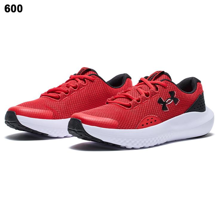 アンダーアーマー ジュニア ランニングシューズ UNDER ARMOUR UAサージ4 D相当 22.5-24.5cm 子供靴 ローカット ひも靴 キッズシューズ スニーカー /3027103｜apworld｜04