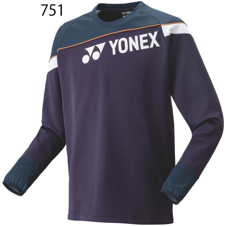 YONEX ヨネックス ユニライトトレーナー 長袖 メンズ レディース